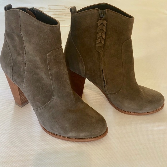 Joie Shoes - Joie gray suede booties size 39
